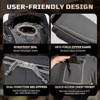 Sleeping Bag for Adults, Warm Weather Camping Mummy Sleeping Bags (25-36℉) with Adjustable Hood, Phone Pocket & Compression Sack for Hiking Travel Hunting