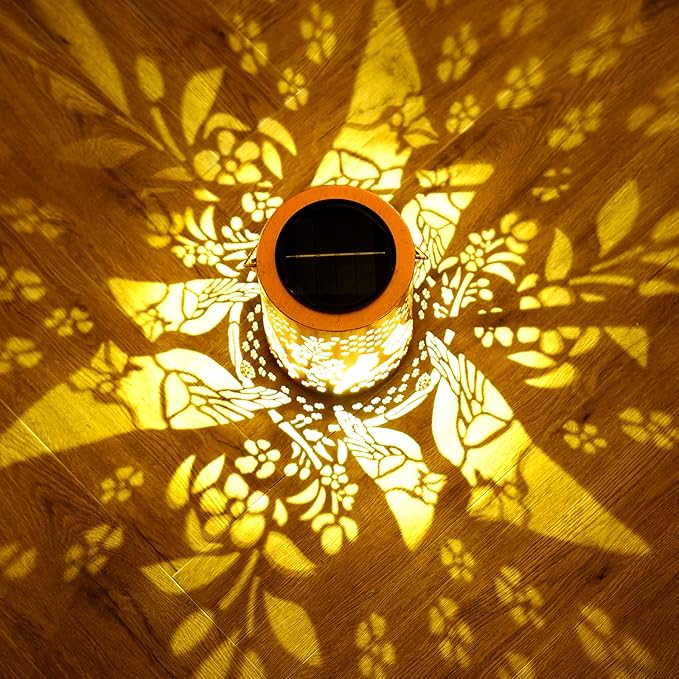 Cardinal Solar Lantern Outdoor Waterproof, Large 13.4" Metal Decorative Hanging Lantern, Oversized Solar Panel & 2000mAh Battery, Warm Glow for Garden Decor & Patio Ambience – Memorial & Sympathy Gift