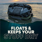 Earth Pak Waterproof Duffel Bag - Heavy Duty Motorcycle Dry Bag with Large Storage Space Perfect for Traveling, Camping, Kayaking, Fishing & Canoeing Bag 50L/70L/90L/120L Sizes