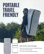 ZLX 11'6" Extra Wide Inflatable Stand Up Paddle Board SUP, Stable Non-Slip Deck Pad, Unique Fin System and Premium iSUP Accessories - Portable Backpack & Upgraded Pump for Adults, All Skill Levels