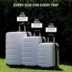 SwissGear 7366 Signature Hardside Expandable Luggage with Spinner Wheels, TSA Lock, White, Checked-Large 27-Inch