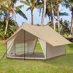 KingCamp Camping Tent 6-8 Person, Weatherproof Hot Tent Large Family Cabin Tents with Stove Jack, Waterproof & Windproof for Family Camping & Outdoor Parties