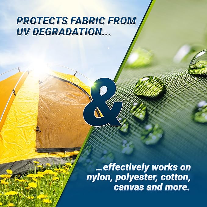 simprax® Tent Waterproofing Spray - Certified Eco-Friendly, UV-Stable & Biodegradable Waterproof Spray | Made in Germany | Waterproofing Spray Enhances Water-Repellency for Tent & Technical Textiles