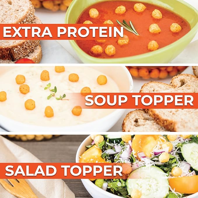 Twin Peaks Protein Puffs - (Nacho Cheese), Keto Friendly, Low Carb Snack (300g, 21g Protein, 2g Net Carbs, High Protein, Healthy Crunchy Snack)