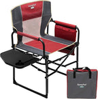 SUNNYFEEL Oversized Camping Directors Chair, Portable Folding Lawn Chairs for Adults Heavy Duty with Side Table,Pocket for Beach, Fishing,Picnic,Concert,Tailgating, Outdoor Foldable Camp Chair