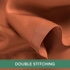 California King Sheets by Pure Bamboo, Genuine 100% Organic Viscose Derived from Bamboo Bed Sheet Set, Soft & Cooling, Double Stitching, Lifetime Quality Promise (California King, Terracotta)