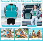 #WEJOY Folding Beach Chair for Adults, 4-Position Aluminum Lightweight Beach Chair, Low Sands Chairs with Shoulder Strap, Cup Holder and Padded Headrest, Supports 265lbs for Lawn