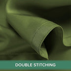 Twin Sheets by Pure Bamboo, Genuine 100% Organic Viscose Derived from Bamboo Bed Sheet Set, Luxuriously Soft & Cooling, Double Stitching, Lifetime Quality Promise (Twin, Pesto)