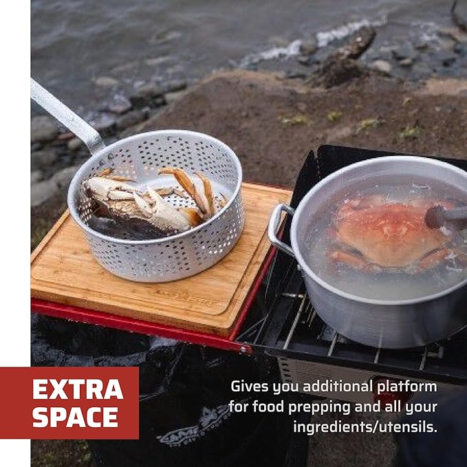 Camp Chef Folding Side Shelf Set for 2 Burners