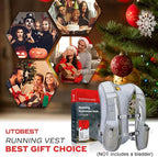 UTOBEST Running Vest, 5L Hydration Vest Lightweight, Breathable and Sweatproof Running Backpack, Adjustable Running Hydration Vest for Trail Running Marathon Race Jogging Cycling