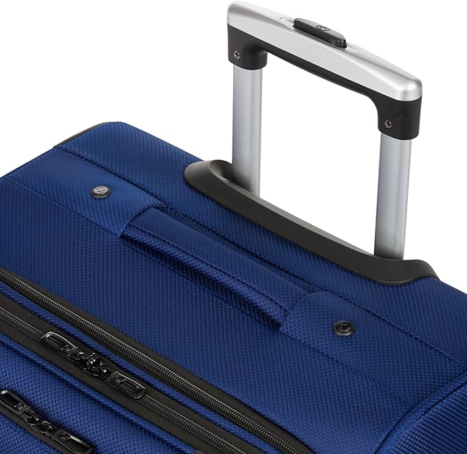 SwissGear Sion Softside Expandable Luggage, Blue, 2-Piece Set (21/29)