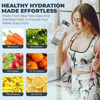 Flow Essence Hydrogen Water Bottle – Portable Molecular Hydrogen Generator with USB Charger – Wellness Hydration Solution for Home, Office & Travel