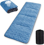 Camping Cot Mattress - Thick Camping Sleeping Pad with Elastic Straps,Portable Cot Mattress Pad for Sleeping Outdoor (75" x 28")