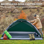 1/2/4/5/6 Person Dome Tents for Camping, Lightweight Portable Backpacking Tent, Small Easy Set Up Outdoor Waterproof Camping Hiking Tent for Adults