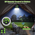 Sinvitron LED Camping Lantern Rechargeable with Remote Control - 1000LM 150H Runtime Tent Light, 5200mAh Water-Resistant Emergency Light for Hurricane Power Outages, Hiking Home