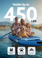 SLOOSH Inflatable Stand Up Paddle Board, 10'6" Paddle Boards with Premium Accessories, Non-Slip EVA Deck, Ultra-Light Carry Bag Pump, Ripple SUP for Youth & Adults of All Skill Levels