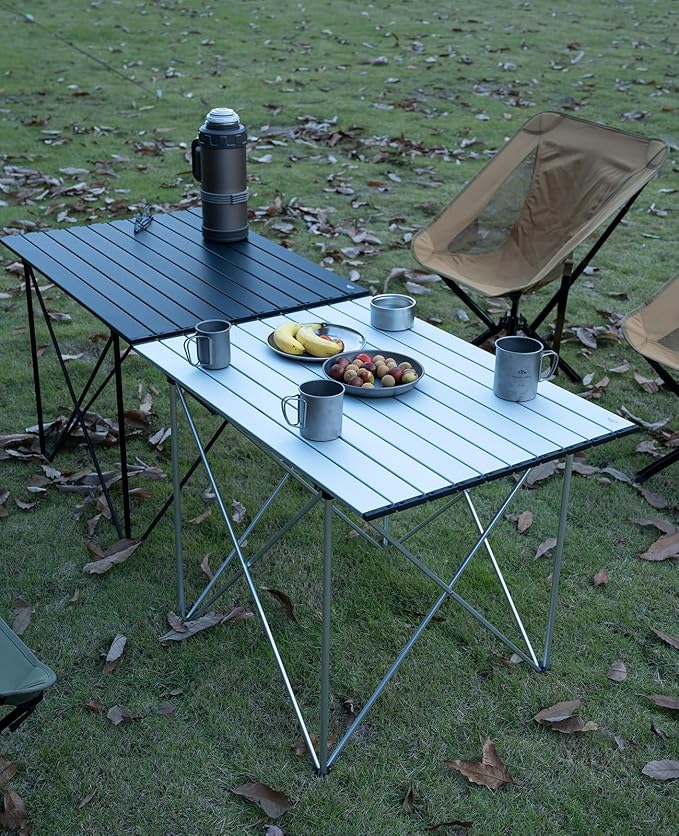iClimb Ultralight Compact Camping Folding Table with Carry Bag (Reinforced Nature - XL)