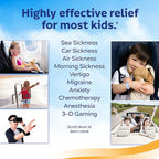 Sea-Band Anti-Nausea Acupressure Wristband for Motion & Morning Sickness, Child, Color May Vary
