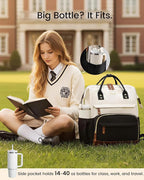 LOVEVOOK Laptop Backpack for Women, 15.6 Inch Work Business Backpacks Purse With Large Capacity, Waterproof Nurse Bag College Bookbag for School, Waterproof Casual Daypack for Travel