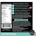 KJ Poultry Kosher Parve Ready Meals - Eggplant Parmesan, MRE Meals Ready to Eat, Halal, (12 Pack) Prepared Entree Fully Cooked, Shelf Stable Microwave Dinner Travel, Military, Camping, Emergency