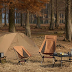 Naturehike YL08 Ultralight Camping Chair, 2.38 LBS Portable Backpacking Chair with Anti-Sinking Feet, Lightweight Compact Folding Hiking Camp Chair