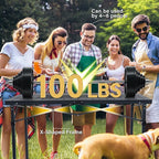 OUTSIDER Folding Camping Table with Aluminum Roll-up Tabletop Portable Lightweight Beach Table with Carry Bag for Outdoor Cooking, Picnic, BBQ, Travel, Backyard Style1