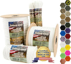 TOUGH-GRID 550 Paracord Rope Nylon Parachute Cord, Made in USA Survival Kit, Outdoor Adventures, Camping, Tactical Gear & Emergency Supplies, Military Type III Mil-Spec