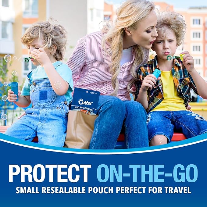 Cutter Bug Bite Patches Itch Relief Hydrocolloid Patches for Kids & Adults, Absorbs Fluids, Helps Heal, Prevents Scratching, Mosquito Itch Relief, Hydrocortisone & Suction Tool Alternative, 153 Count