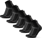 DANISH ENDURANCE Ultra-Comfort Quarter Running Socks - 3 or 5 Pack