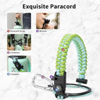 Trebo One Gallon Water Bottle Insulated with Paracord Handle,128oz Stainless Steel Sports Large Jug,Food-grade Double Wall Vacuum with Straw Spout Handle Lids, Leakproof Keep Cold & Hot, Dark Green