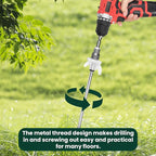 30 Pack 8" Screw in Tent Stakes Heavy Duty- Ground Anchors Screw- Tent Pegs Camping Stakes- Hex Pegs Drillable Tent Stakes and Hexagon Head Drive and Storage Box (White)