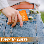 Treela 300 Pcs Bulk Deodorant Large Body Wipes Individually Wrapped Wet Wipes Travel Size for Adults Shower for Homeless Supplies Hygiene Personal Cleansing for Hiking Gym(7.09" X 9.84",Orange)