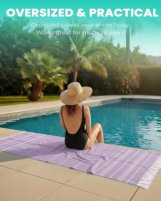 Antfuny 4 Packs Turkish Beach Towels Yoga Blanket Gym Workout Towel 2024 Women Birthday Gift Ideas for Mom Day Mother Grandma Wife Sister Girlfriend Her Friend Appreciation Thank You