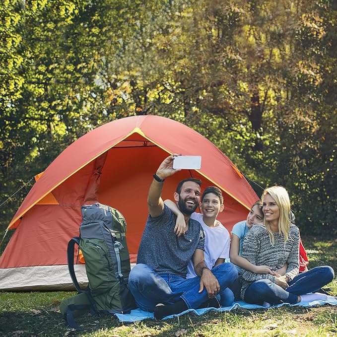 unp Camping Tent 2/3/4/6 Person Dome Tent, Easy to Set Up for Camping, Lightweight Camping Tent, Portable Camping Tent for Outdoor and Backpacking Beaches