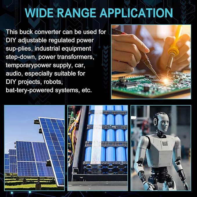 EBOOT 24 Pack MP1584EN DC-DC Buck Converter Adjustable Power Module 24V to 12V 9V 5V 3V