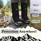 Pike Trail Snake Leg Gaiters: Protection for Hikers and Hunters - Waterproof, Bite Protective, Durable, Anti-Snake, Leg Gear