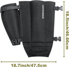 QOGIR Snake Gaiters, Durable Snake Guards with Hard Protective EVA Outer Shell, Snake Chaps Bite Protection for Lower Legs, Adjustable Snake Proof Gaiters for Hunting Hiking and Farm Working