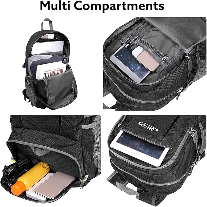 G4Free 40L Lightweight Packable Hiking Backpack, Waterproof Travel Daypack