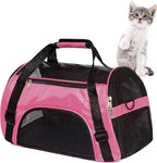MuchL Pet Carrier Soft-Sided Carriers for Cat Carriers Dog Carrier for Small Medium Cats Dogs Puppies Pet Carrier Airline Approved Cat Dog Pet Travel Carrier (Medium,Pink)