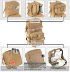 Tactical Small MOLLE Hydration Pack Outdoor Water Bladder Carrier Pack for Vest Backpack