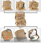 Tactical Small MOLLE Hydration Pack Outdoor Water Bladder Carrier Pack for Vest Backpack