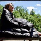 Horizon Hound Down Camping Blanket - Outdoor Travel Quilt | Sustainable, Insulated, Lightweight & Warm Gear for Sleep, Camping, Stadium, Hiking & Festivals | Water Resistant, Packable & Compact