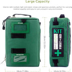 255PCs Compact First Aid Kit Emergency Survival Trauma Kit Medical Kit with Labeled Compartments for Boat Car Camping Hiking Travel & Backpacking