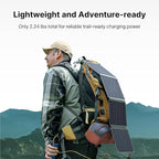 Autel Power Bank with 36W Solar Panel, 15,000mAh Portable Charger, Fast Charging LiFePO4 Battery Kit for Outdoor Camping, Hiking, Fishing, and Traveling (Elegant Gift Box)