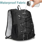 BOVIP Lightweight Hydration Back,15L Multipurpose Hiking Backpack with 1.5L Water Bladder ,Hydro Water Daypack for Cycling Hiking Rave for Men Women