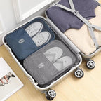 Portable Waterproof Shoe Organizer - Travel Essentials for Carry On Luggage, Travel Shoe Bags, Shoes Travel Bag for Luggage, Hold 3-4 Pairs of Shoes Storage Pouch