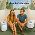 Alvantor Screen House Gazebo, 6-10-15 Person Pop Up Igloo Screened Canopy Tent with Mosquito Netting Sides, Instant UV Resistant Sun Shelter for Garden, Patio, Backyard