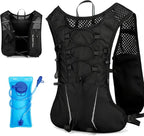 XBT Hydration Pack with 2L Water Bladder – Lightweight Running Vest for Men & Women – Adjustable, Breathable, Reflective Hydration Backpack for Hiking, Cycling, Trail Running,Marathon