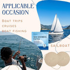 Sea Sickness Patch for Cruise - Cruise Must Haves - Cruise Ship Essentials for Carnival, Princess, Norwegian, Holland America, MSC & Major Cruise Lines-Travel Essentials for Adults and Kids