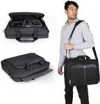 Targus Classic Slim Laptop Bag - Ergonomic Briefcase and Messenger Bag - Spacious Foam Padded for Laptops and Under